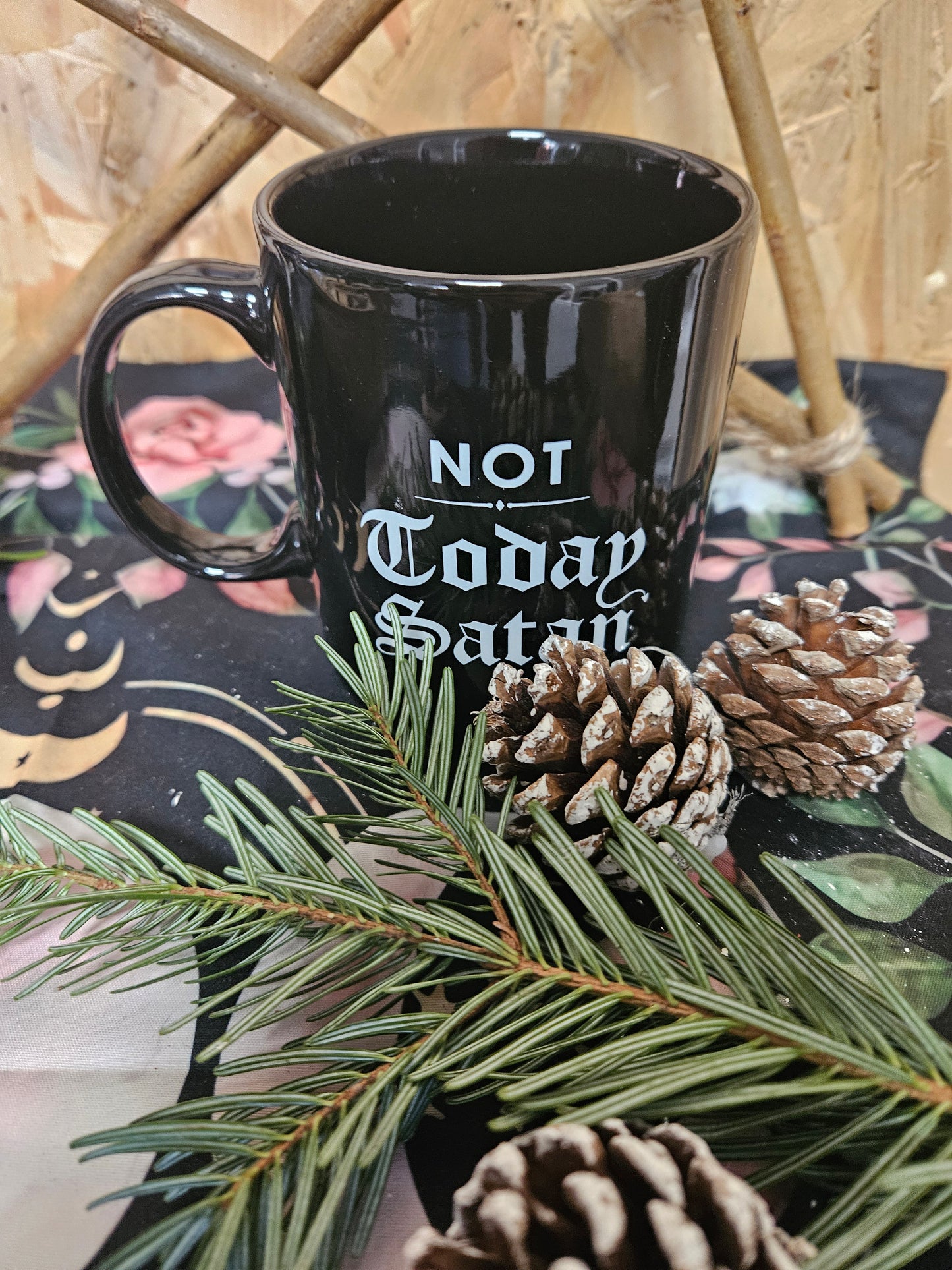 'Not Today Satan' Mug