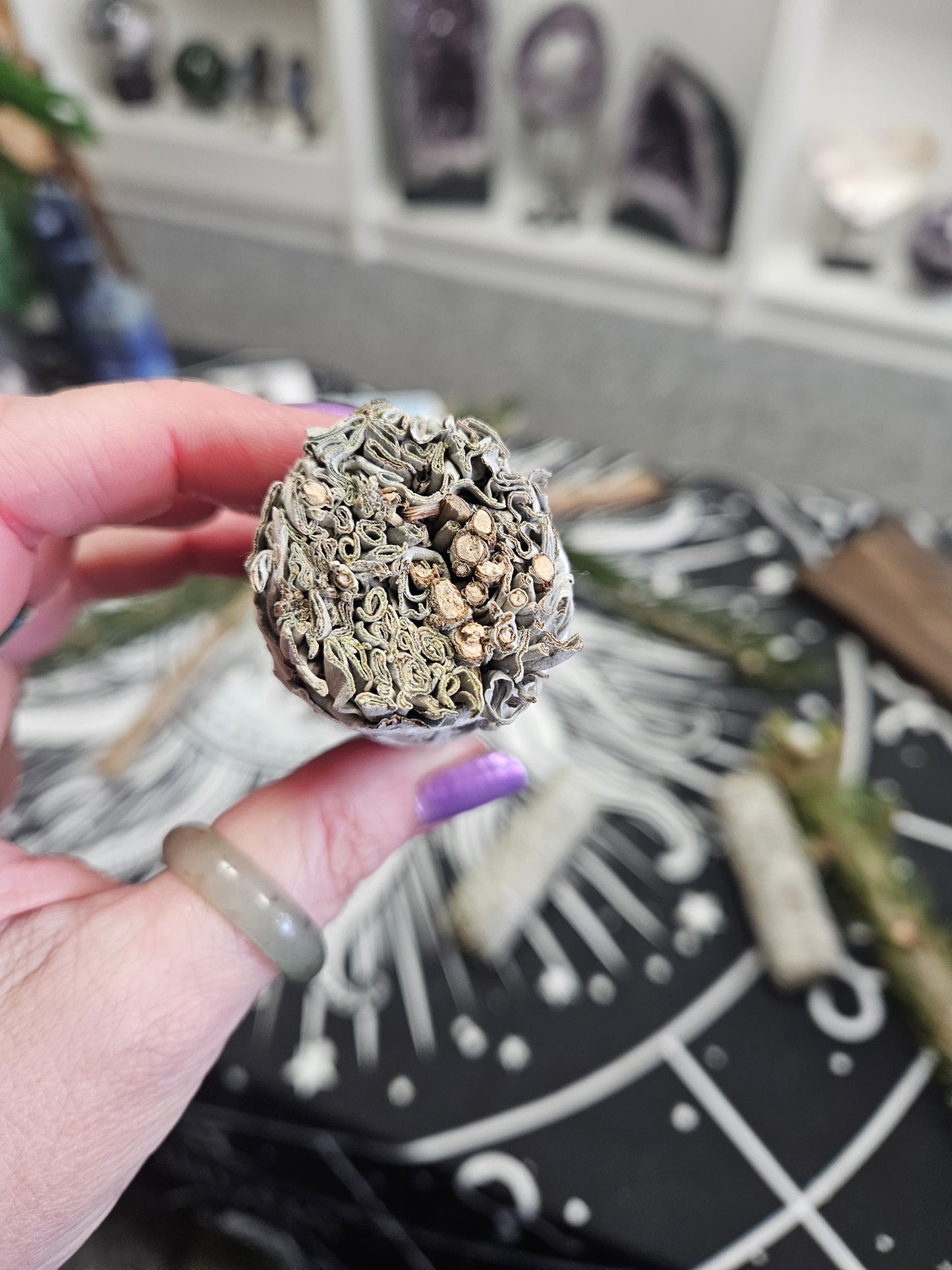 Single White Sage Smudge Stick