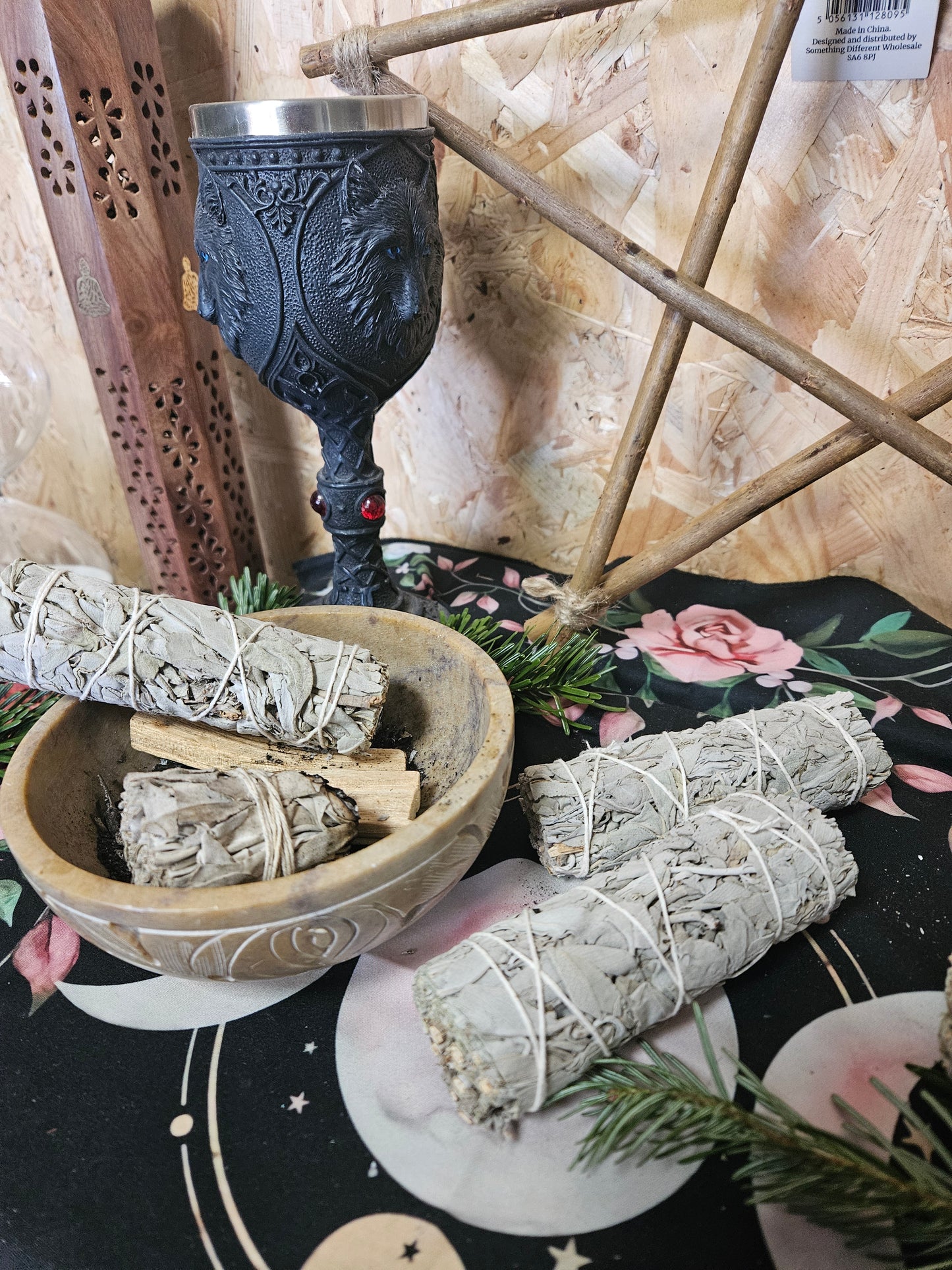 Single White Sage Smudge Stick