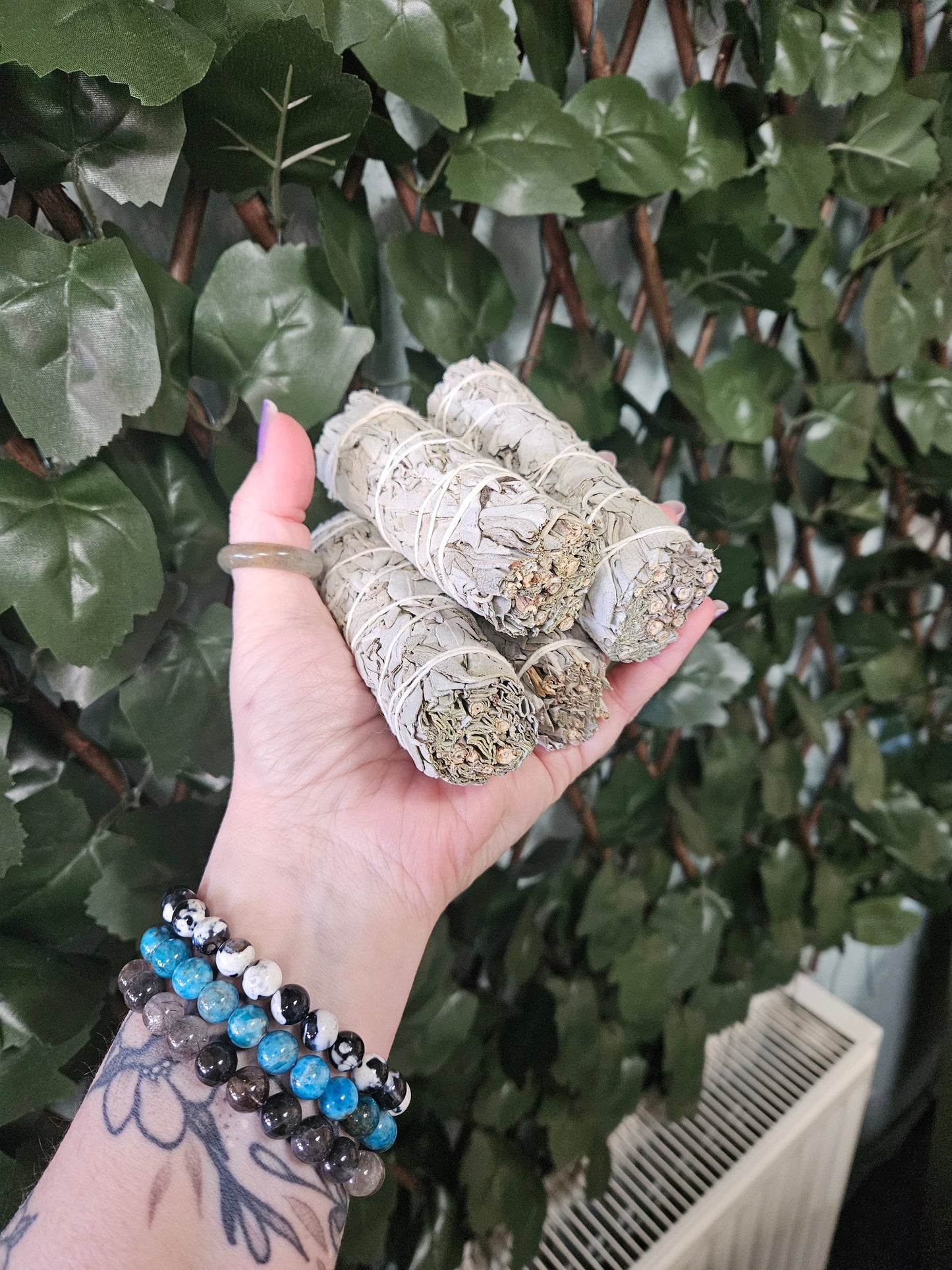 Single White Sage Smudge Stick