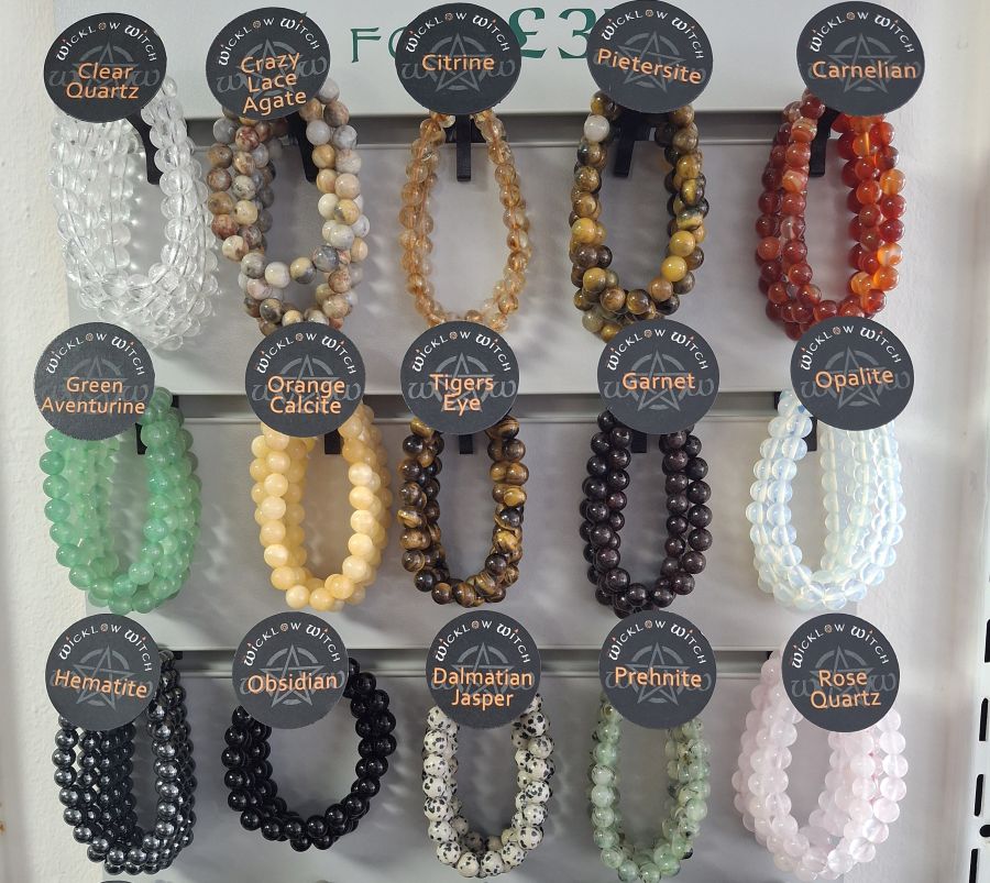 8mm Crystal Bead Bracelets