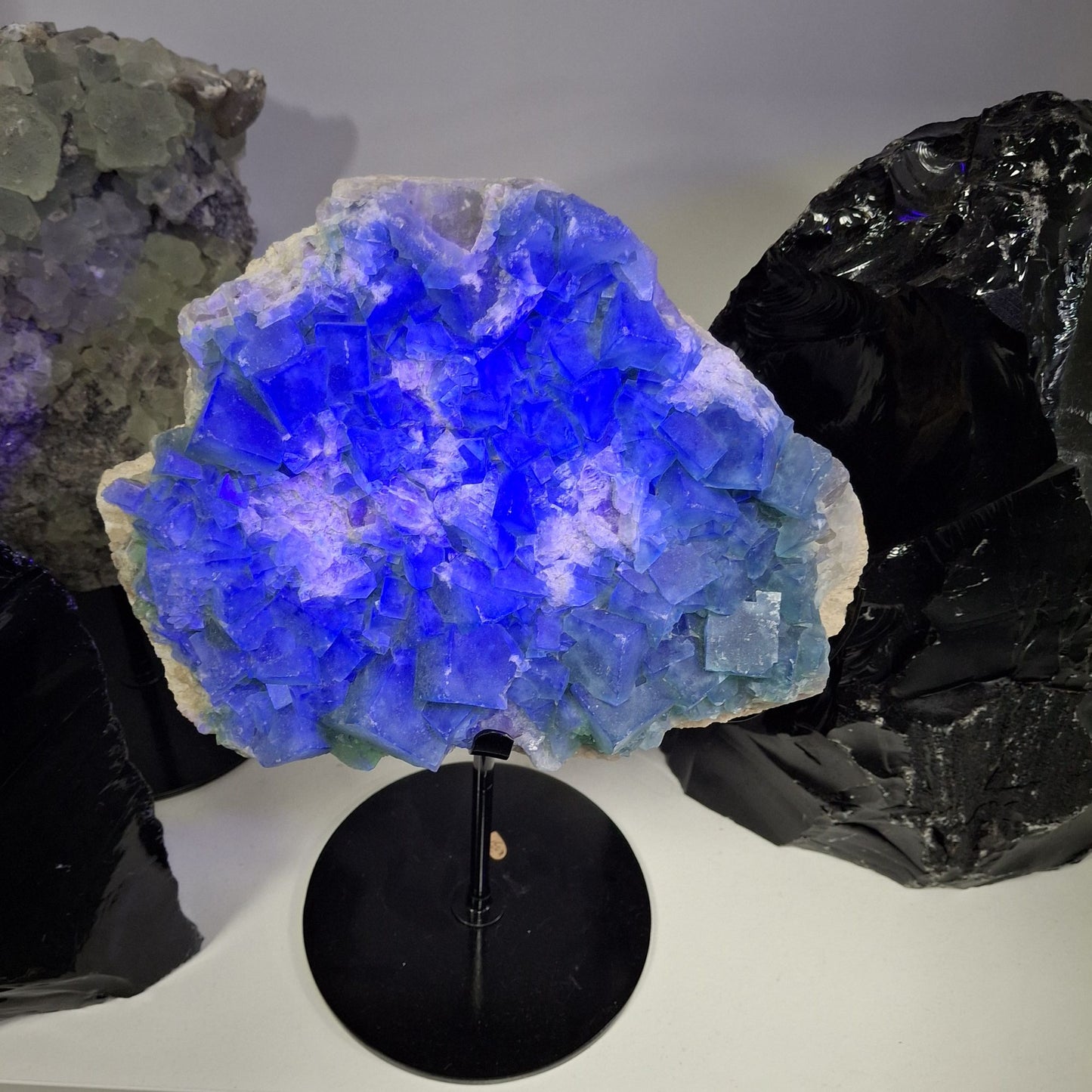 Raw Green Cubic Fluorite
