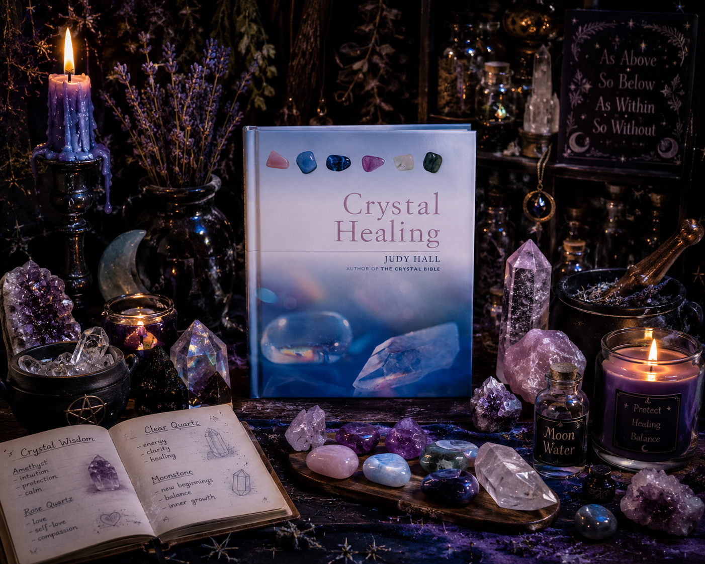 Crystal Healing Book By Judy Hall