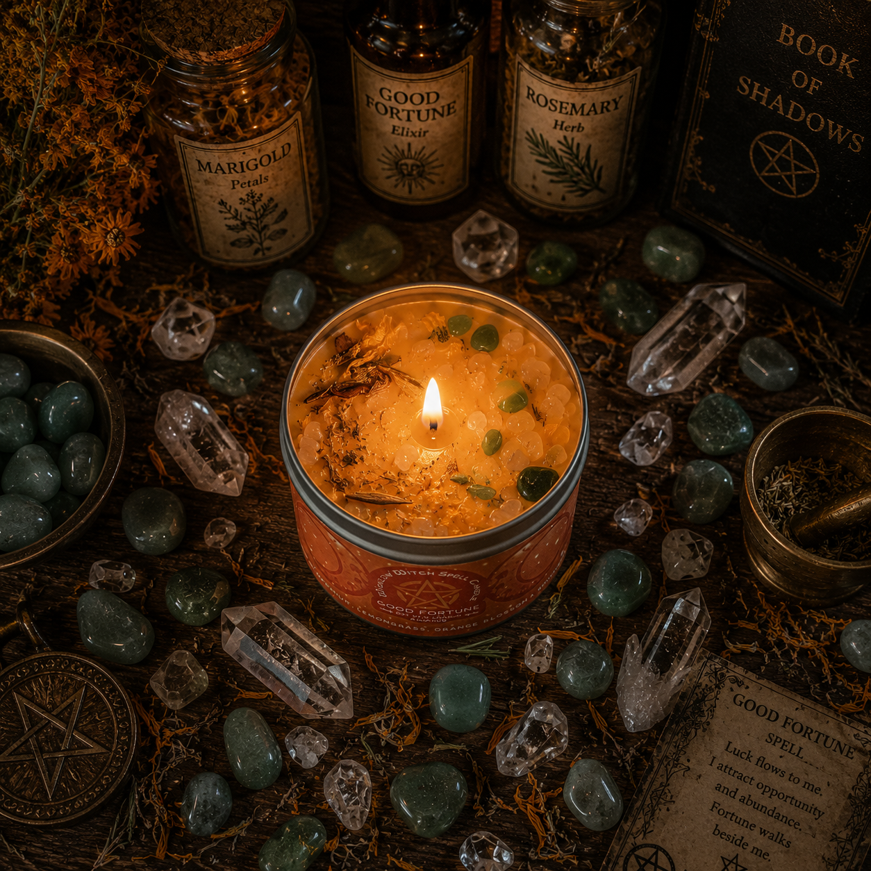 Good Fortune Spell Candle
