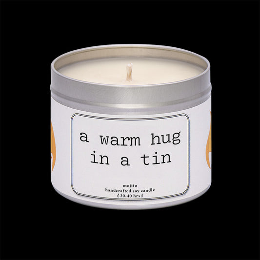 A warm hug in a tin