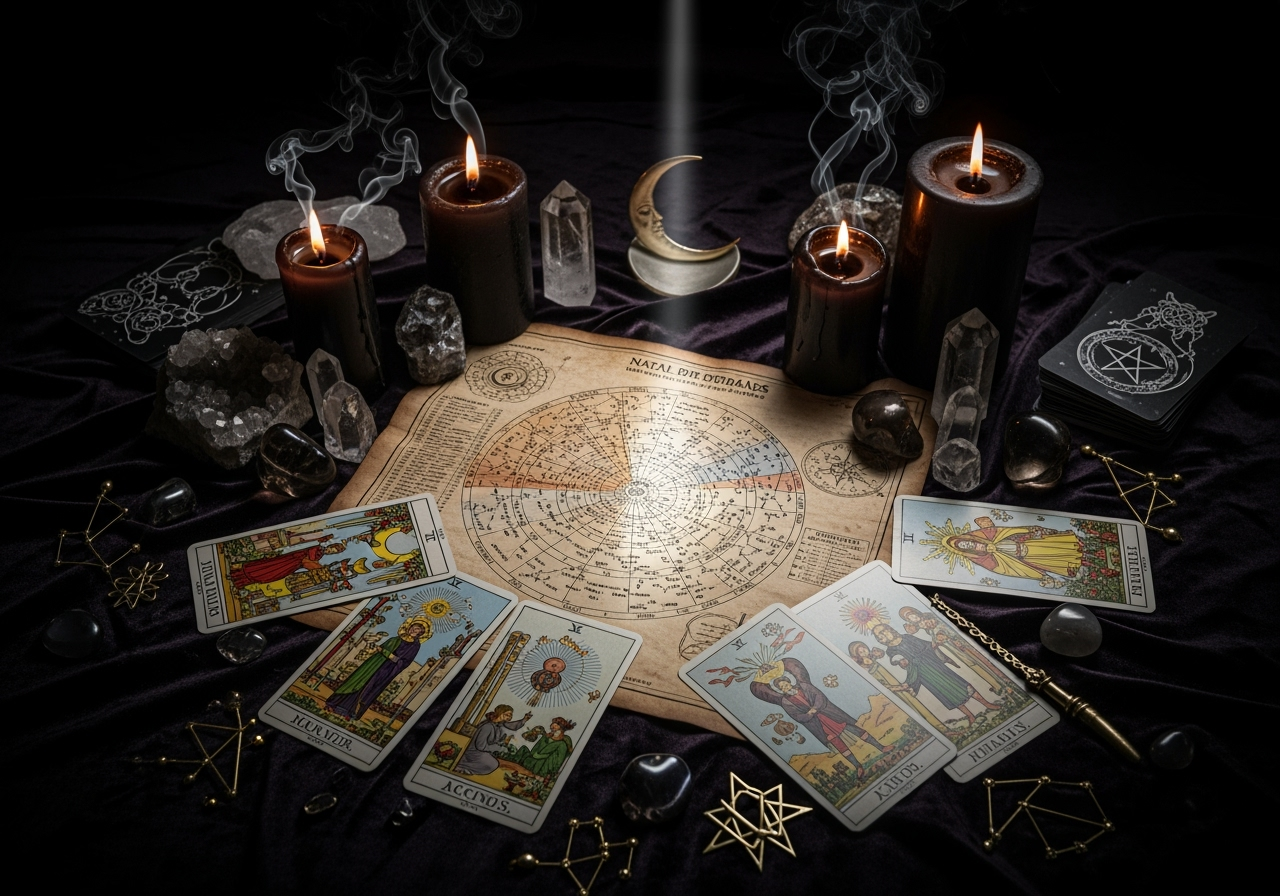 Natal Astrological Readings With Tarot