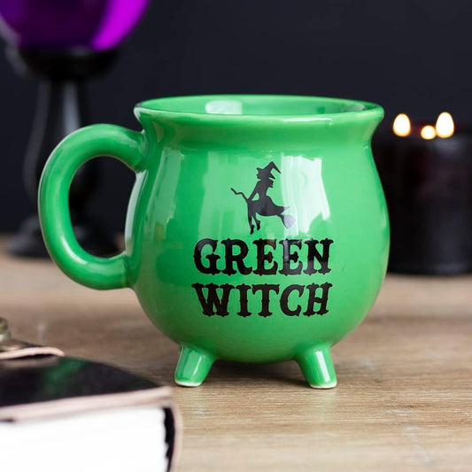 'Green Witch' Cauldron Mug
