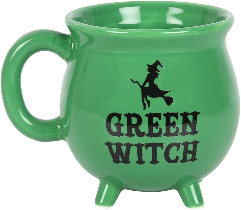 'Green Witch' Cauldron Mug