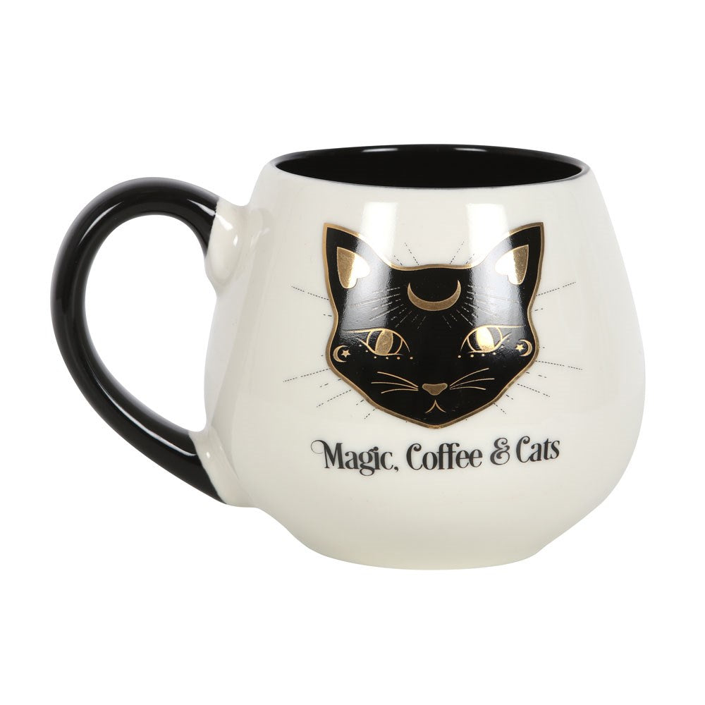 'Magic, Coffee & Cats'' Mug