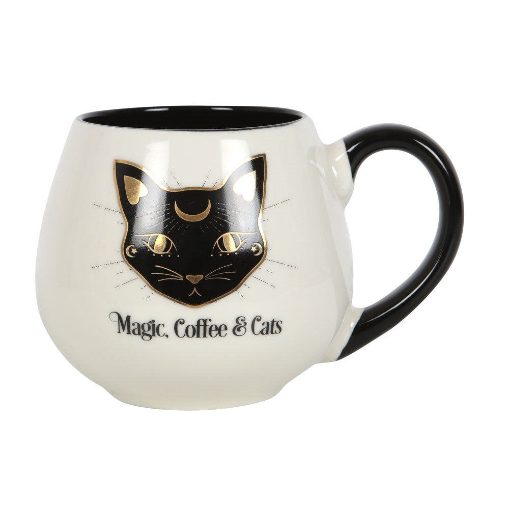 'Magic, Coffee & Cats'' Mug