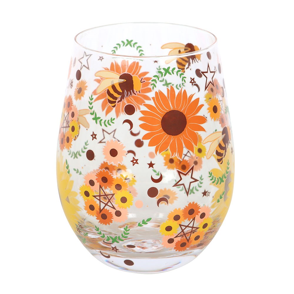 'Summer Solstice' Stemless Wine Glass