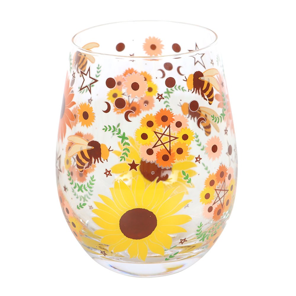 'Summer Solstice' Stemless Wine Glass