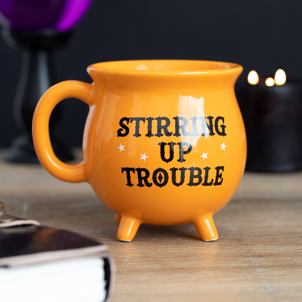'Stirring Up Trouble' Cauldron Mug