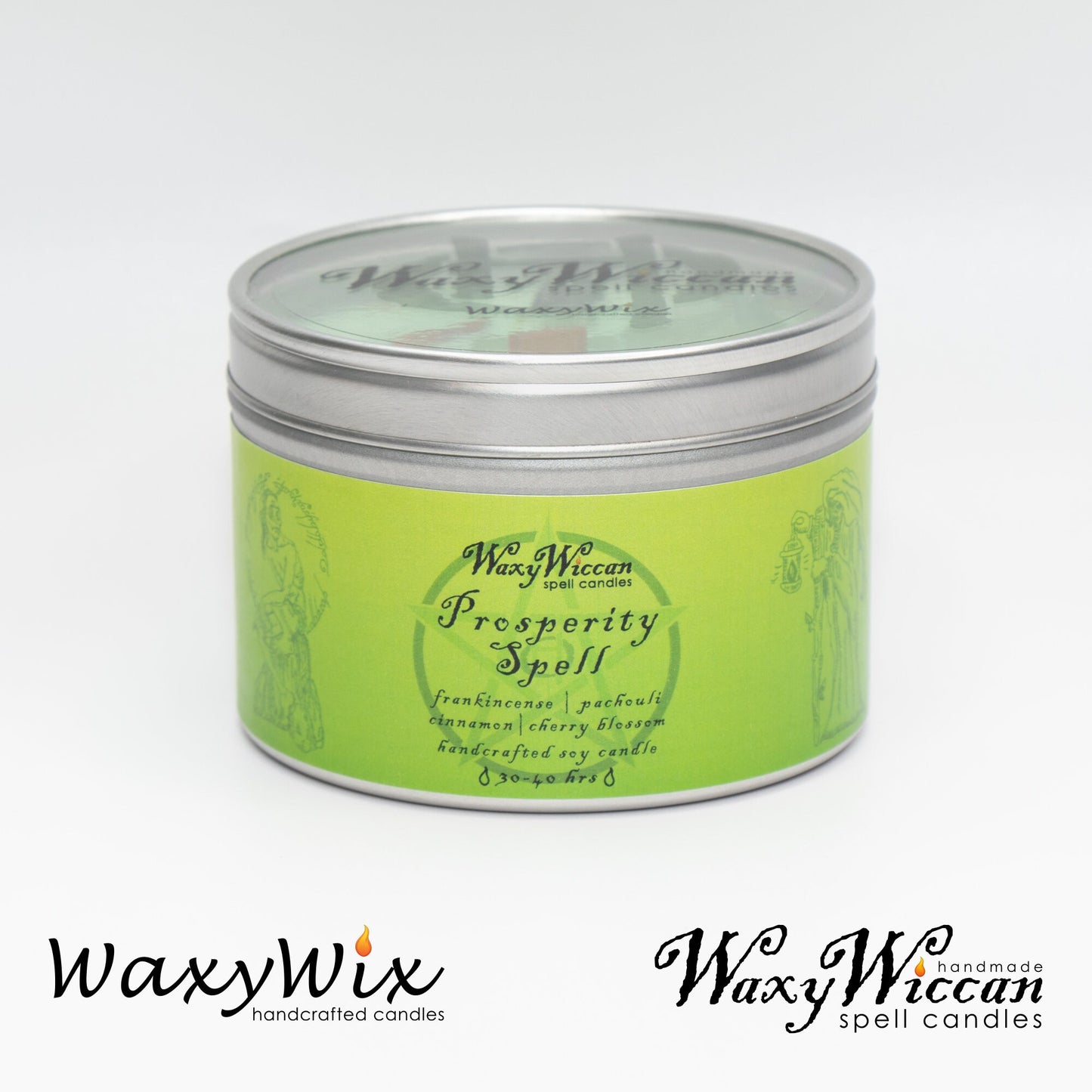 Prosperity spell candle