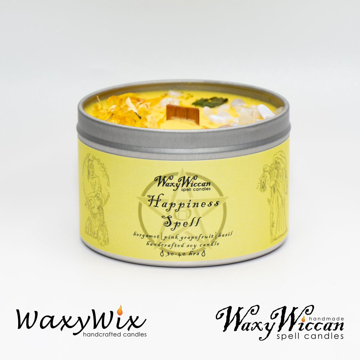 Happiness spell candle