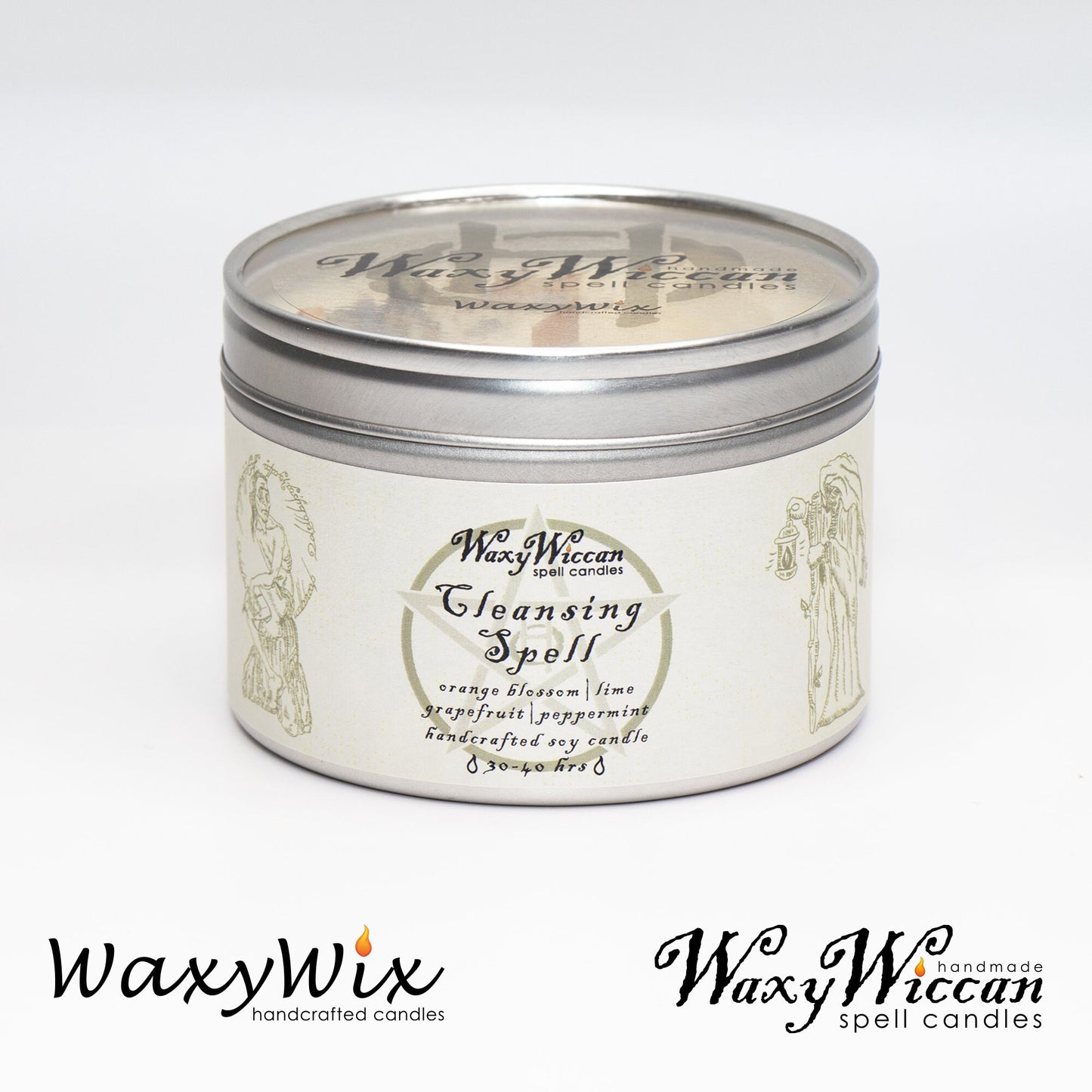 Cleansing spell candle