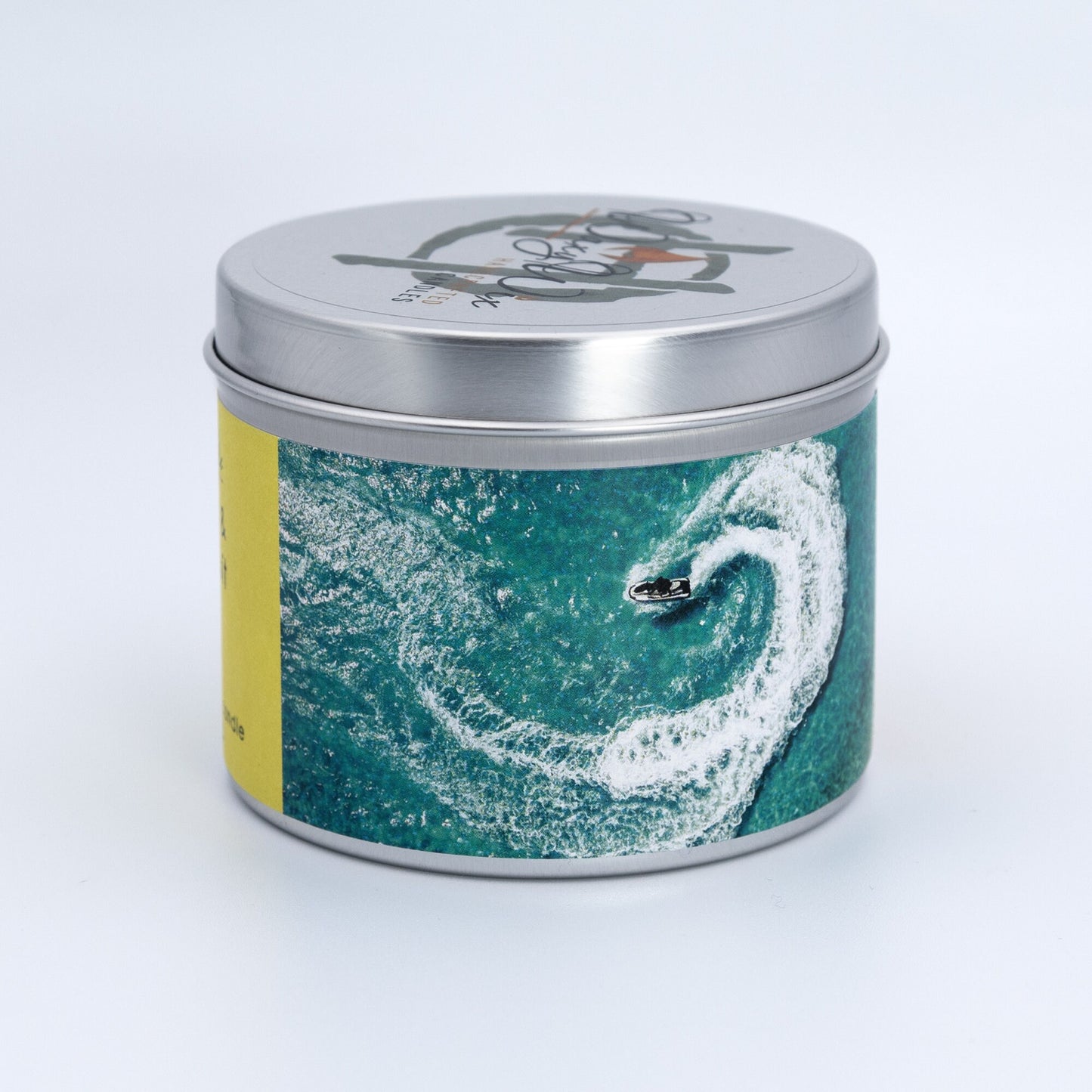 Sea salt & grapefruit handmade soy wax candle