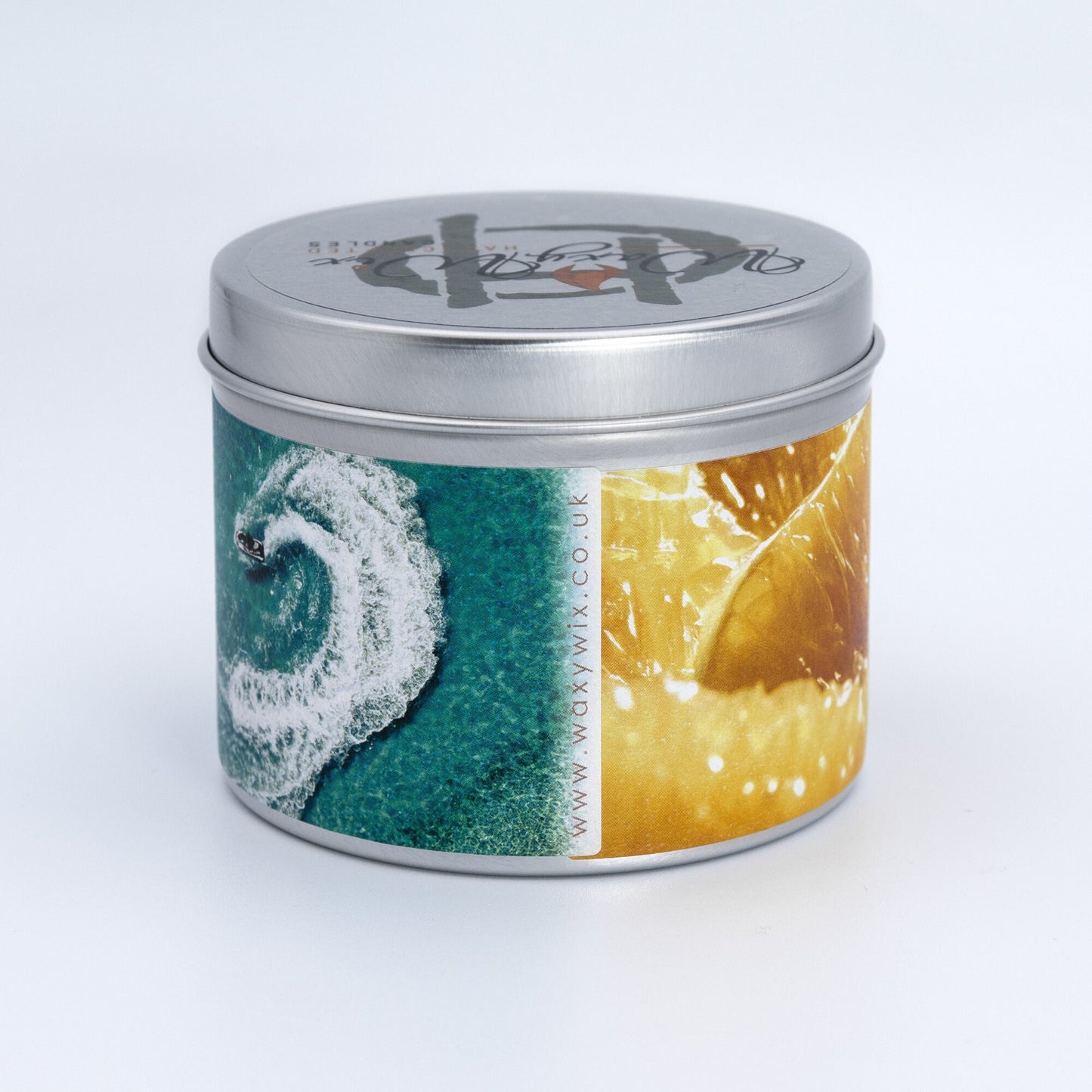 Sea salt & grapefruit handmade soy wax candle