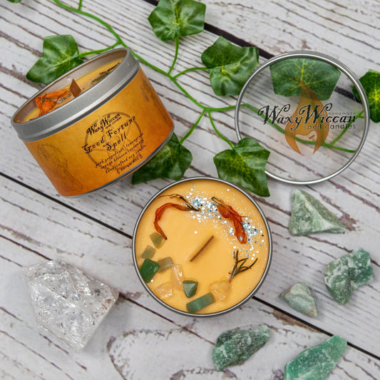 Good Fortune spell candle