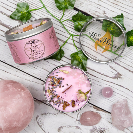 Love spell candle