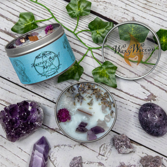 Anxiety relief spell candle