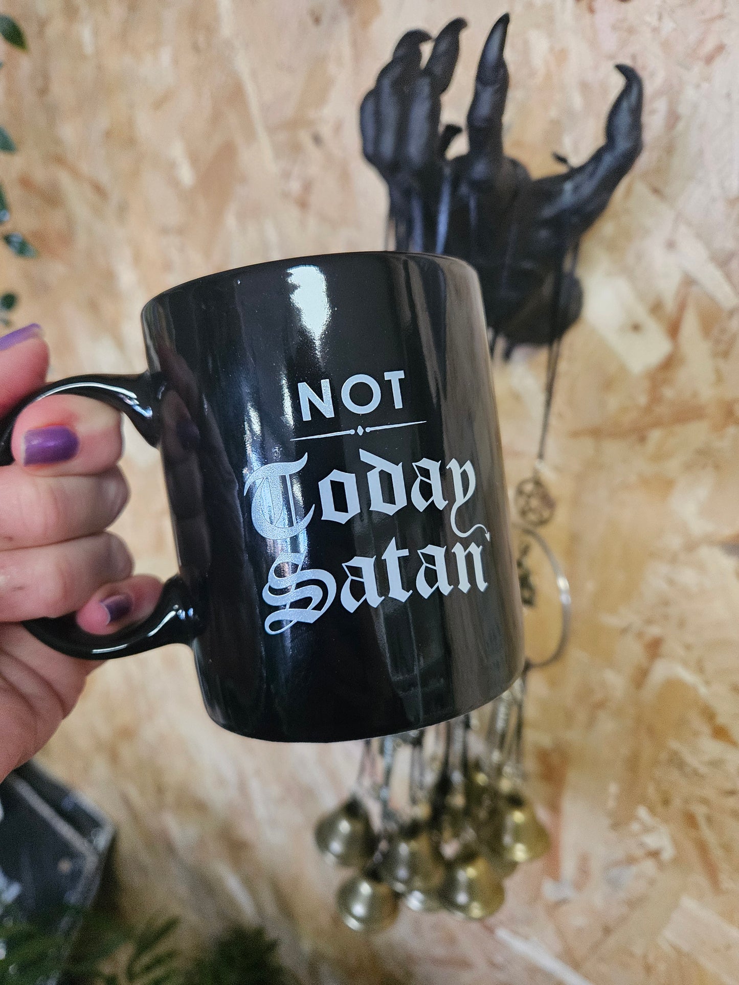 'Not today Satan' Mug