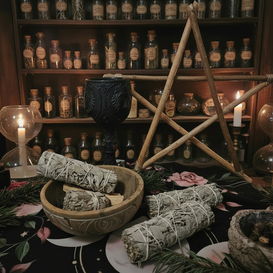 Single White Sage Smudge Stick