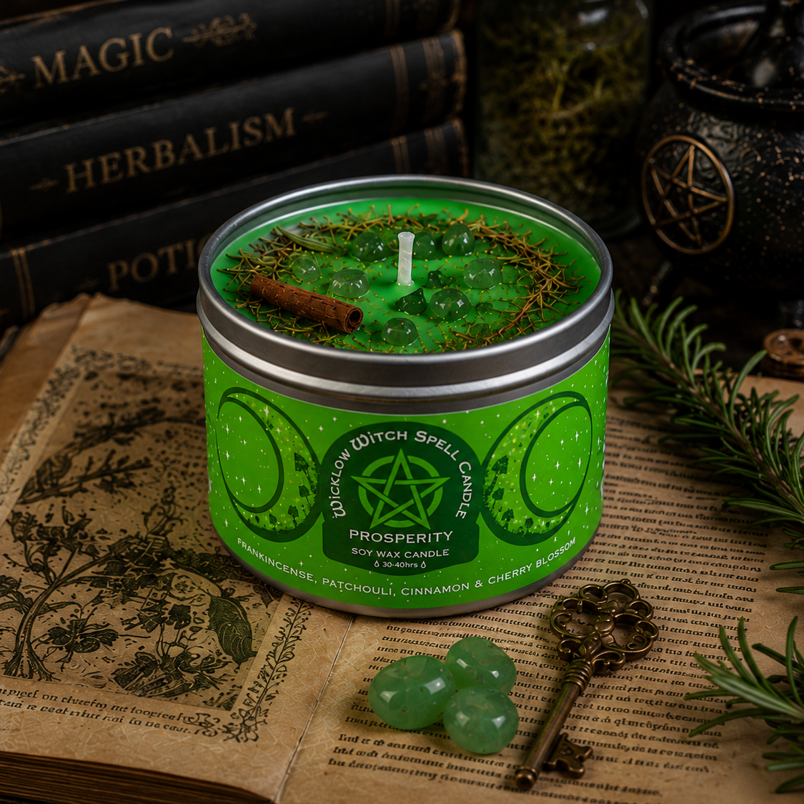 Prosperity Spell Candle