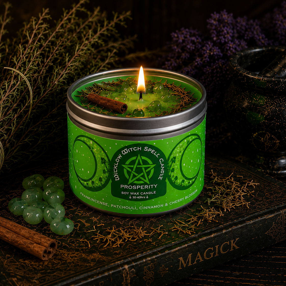 Prosperity Spell Candle