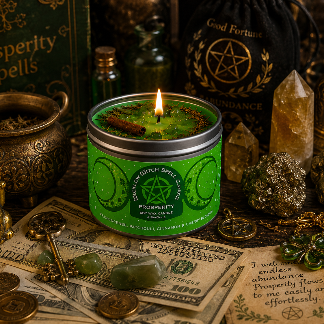Prosperity Spell Candle