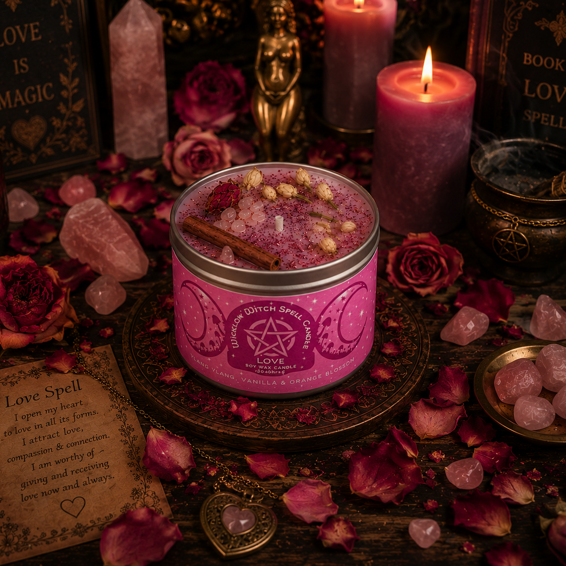 Love Spell Candle