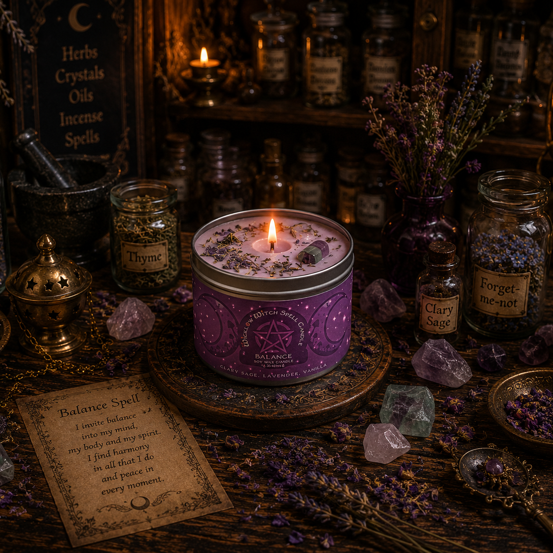 Balance Spell Candle
