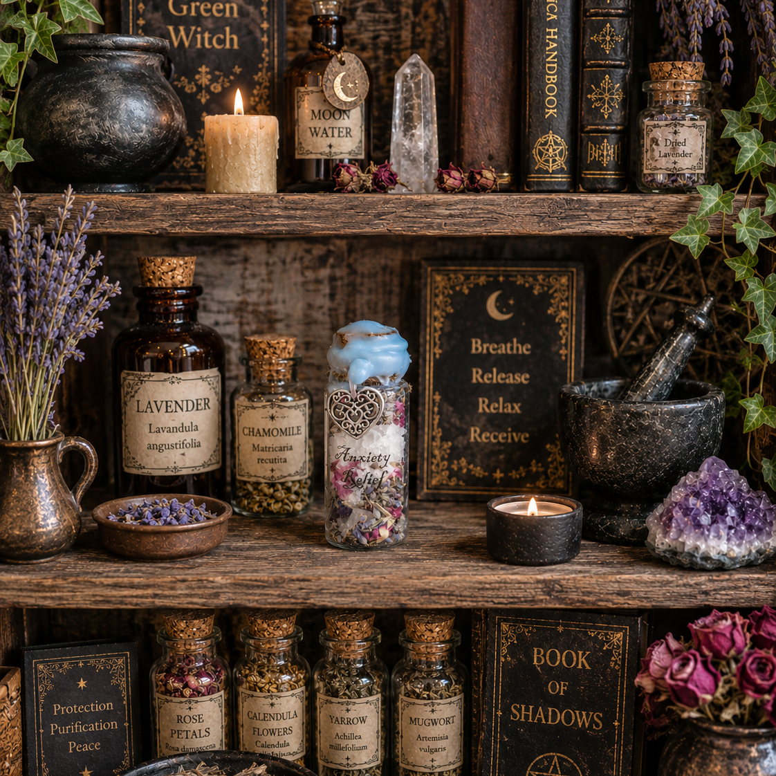Anxiety Relief Spell Jar