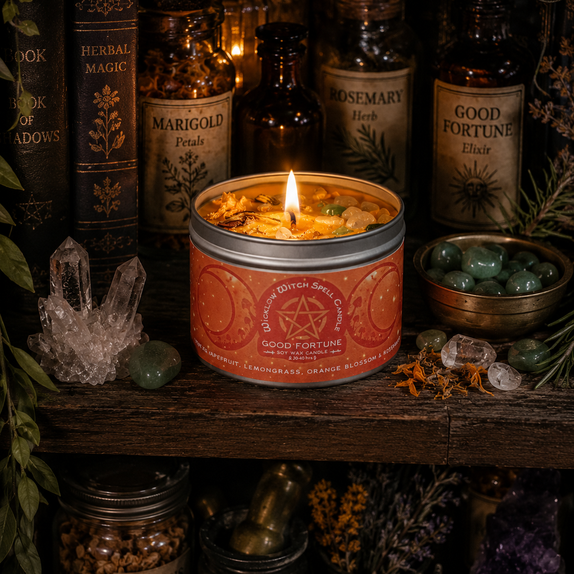 Good Fortune Spell Candle