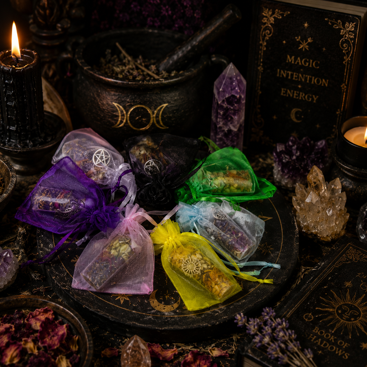 Happiness Intention Spell Jar