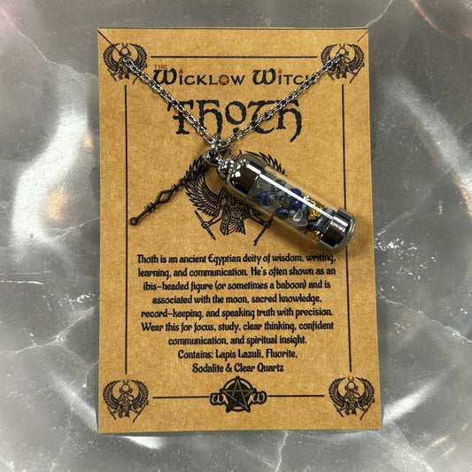 Egyptian Deity Talisman Necklaces - Made by the Wicklow Witch