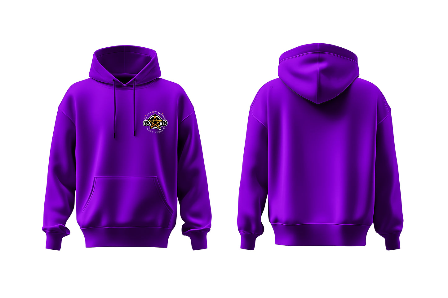 Wicklow Witch Pullover Hoodie - Plain Back