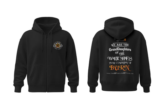 Wicklow Witch Zip-up Hoodie - We are the granddaughters