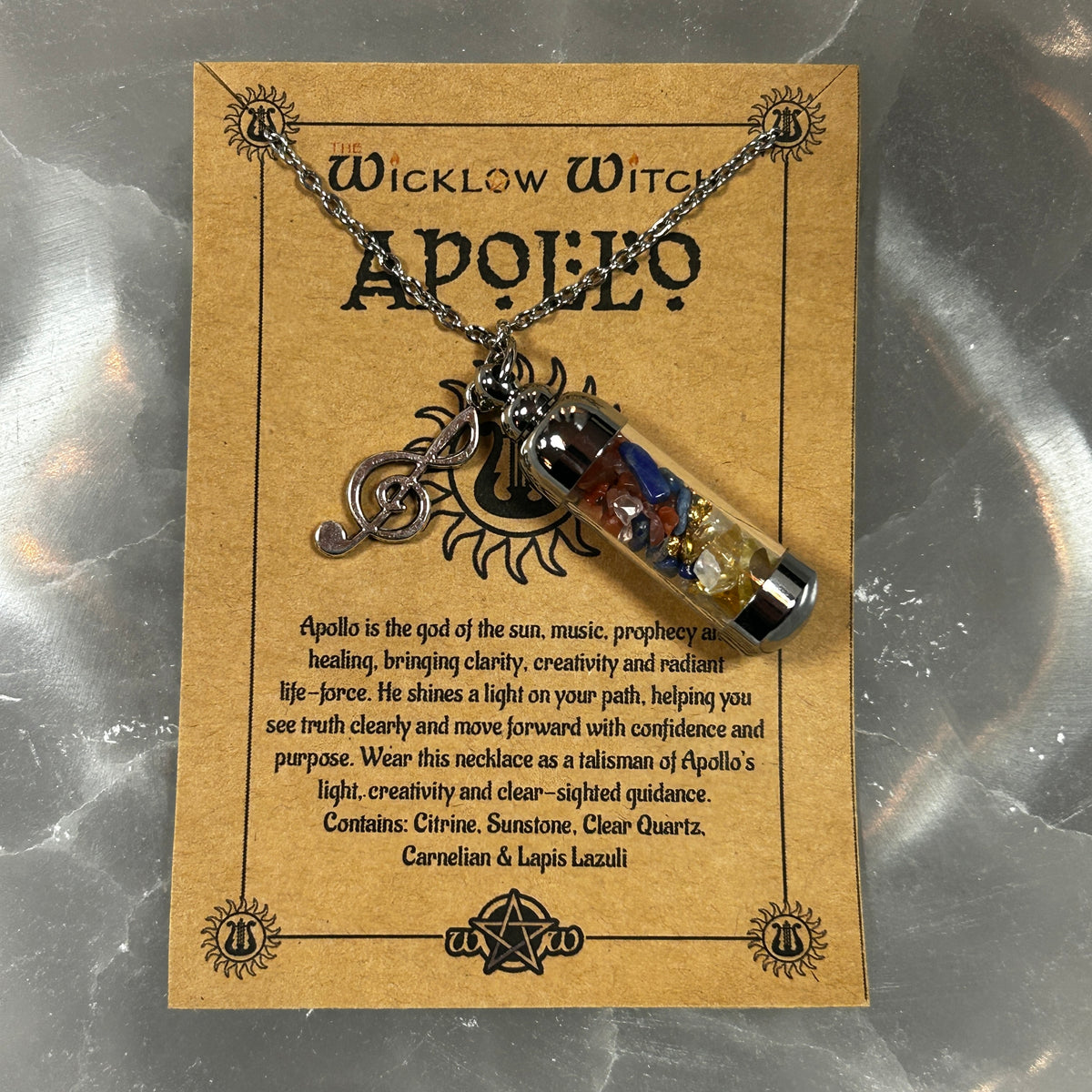 Greek/Roman Deity Talisman Necklace - Made By The Wicklow Witch