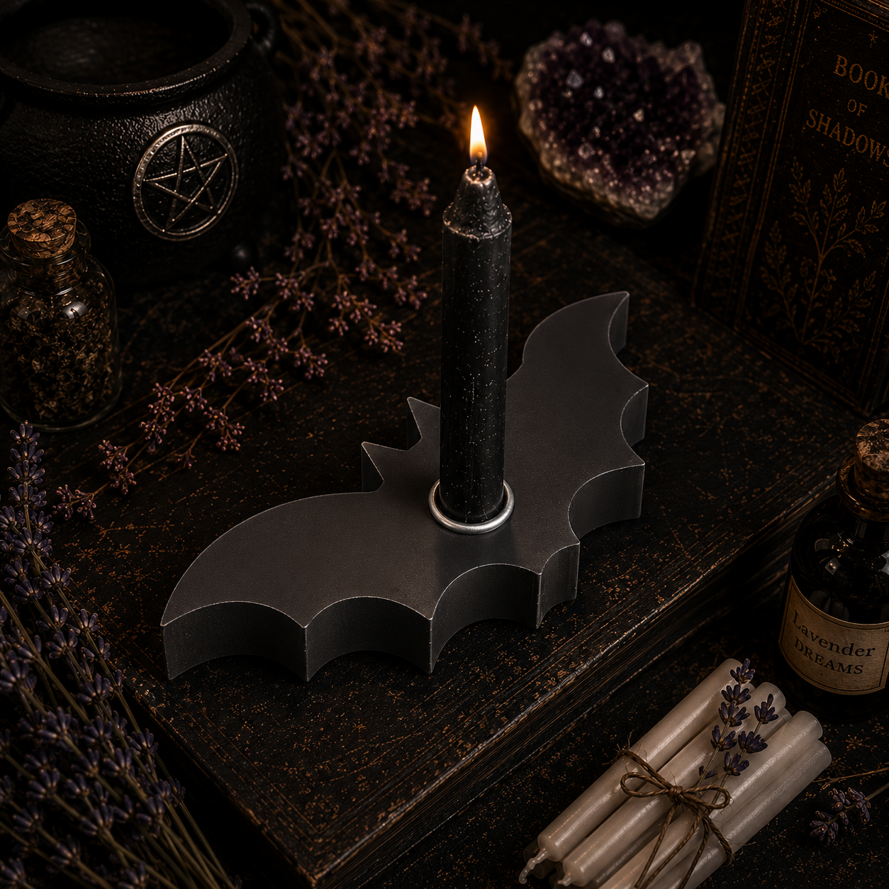 Single Candle Holders for Spells and Rituals