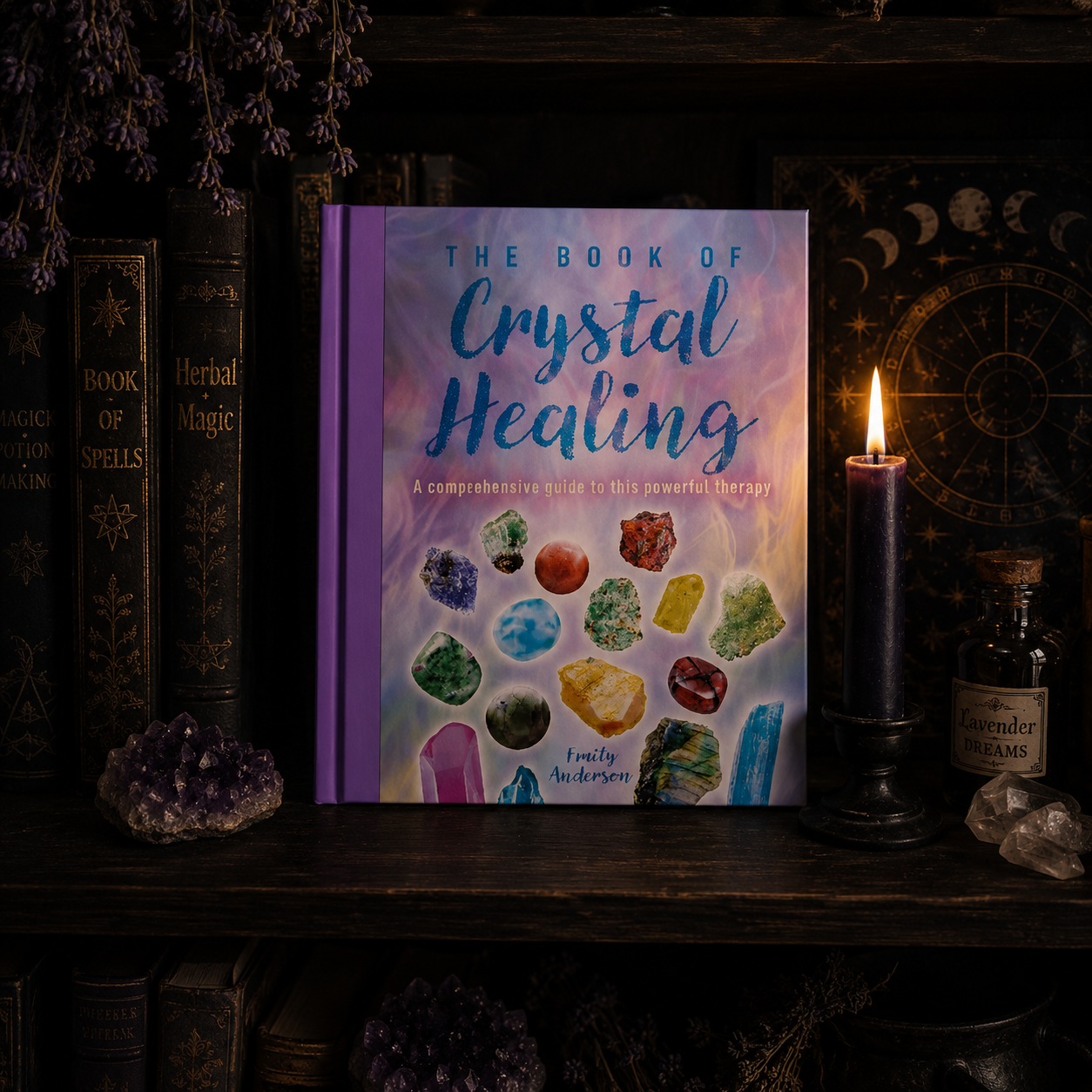 The Book of Crystal Healing : A Comprehensive Guide to This Powerful Therapy By Emily Anderdson