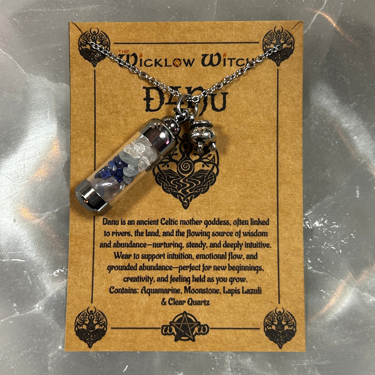 Celtic Deity Talisman Necklace - Made By The Wicklow Witch