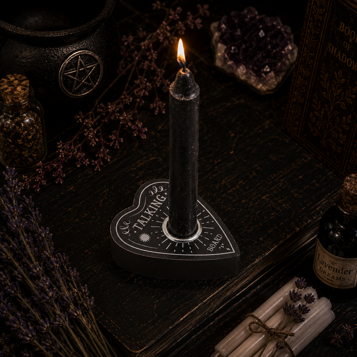 Single Candle Holders for Spells and Rituals
