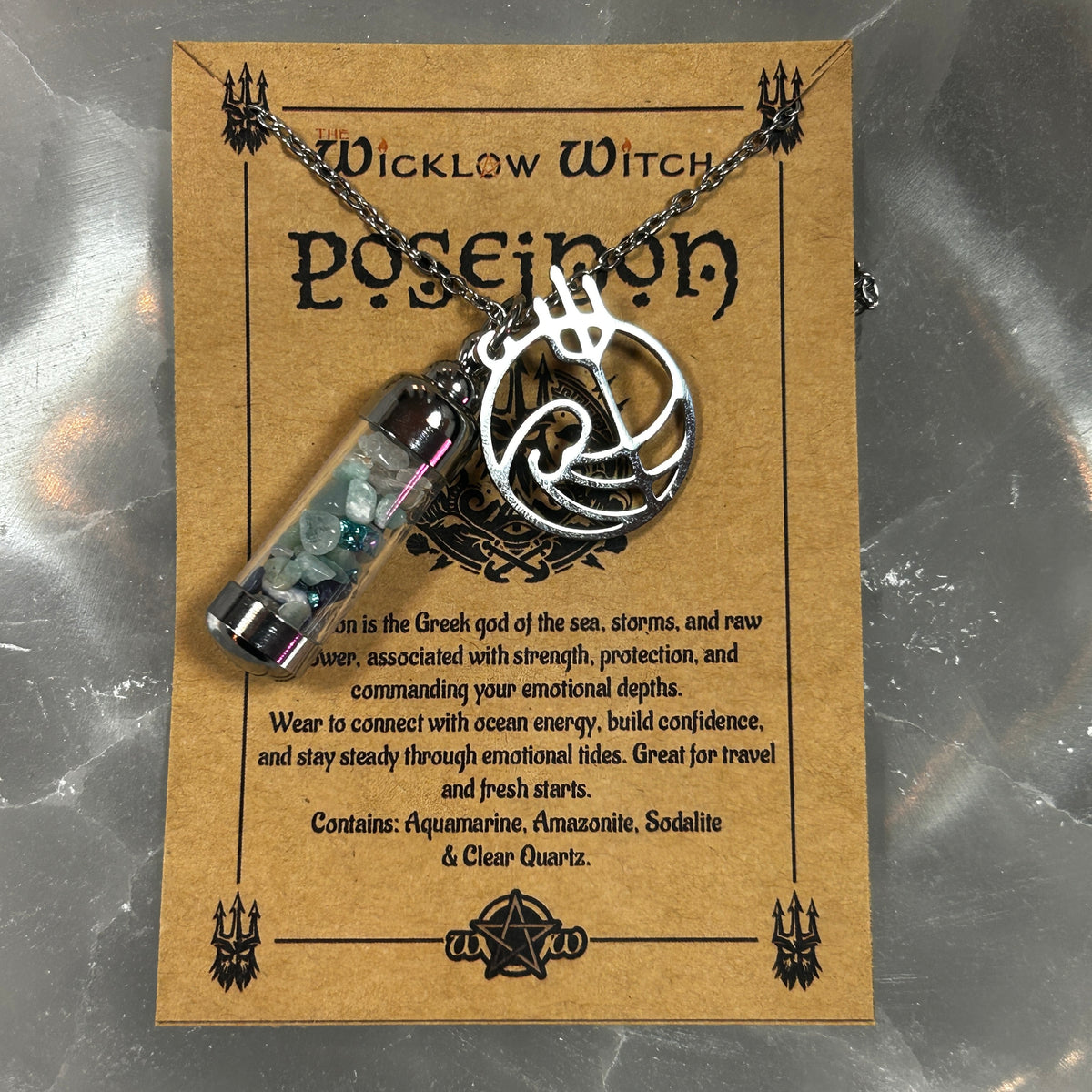 Greek/Roman Deity Talisman Necklace - Made By The Wicklow Witch