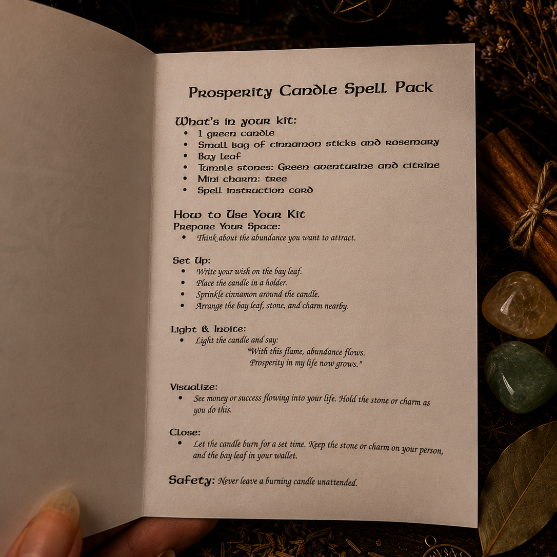 Wicklow Witch Spell Kits - Witchcraft Ritual Spell Kit