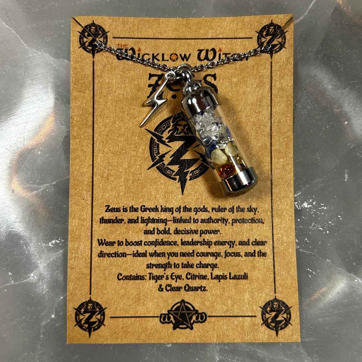 Greek/Roman Deity Talisman Necklace - Made By The Wicklow Witch
