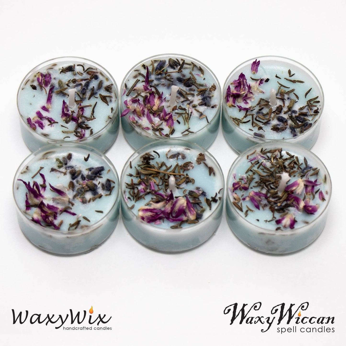 Tea light spell candles