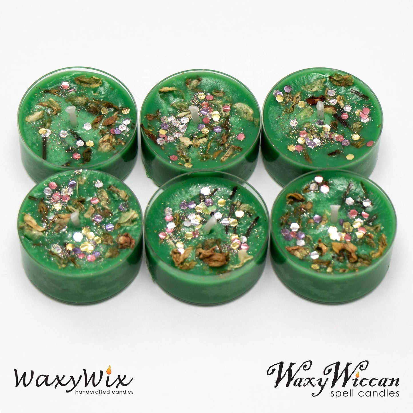 Tea light spell candles