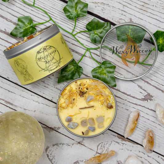 Happiness spell candle
